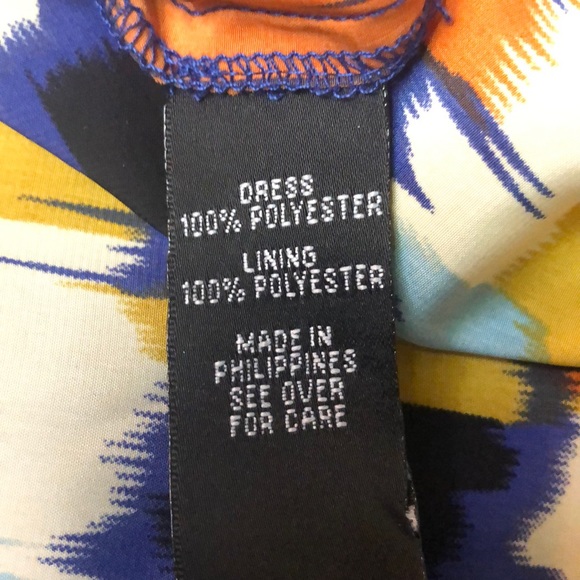 AB Studio watercolor dress pockets - Picture 7 of 8